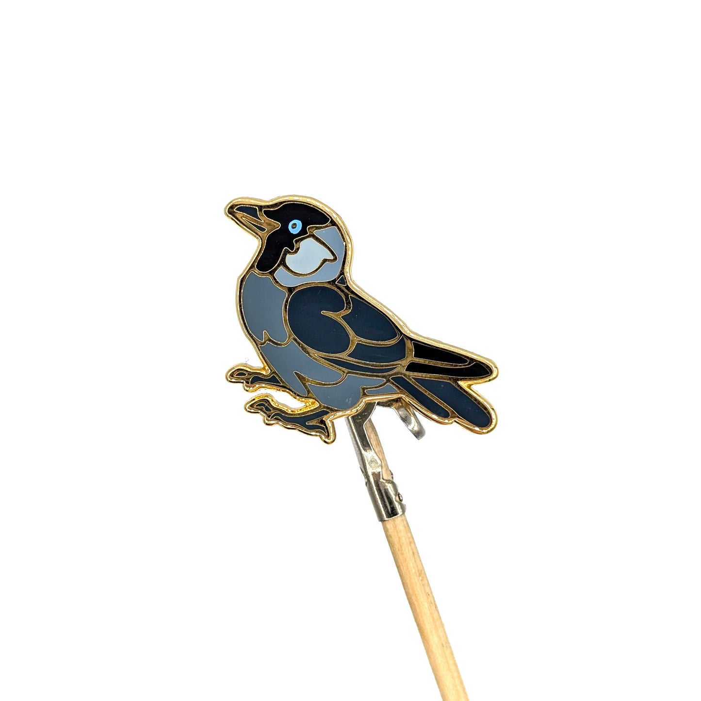 Jackdaw Enamel Pin v2