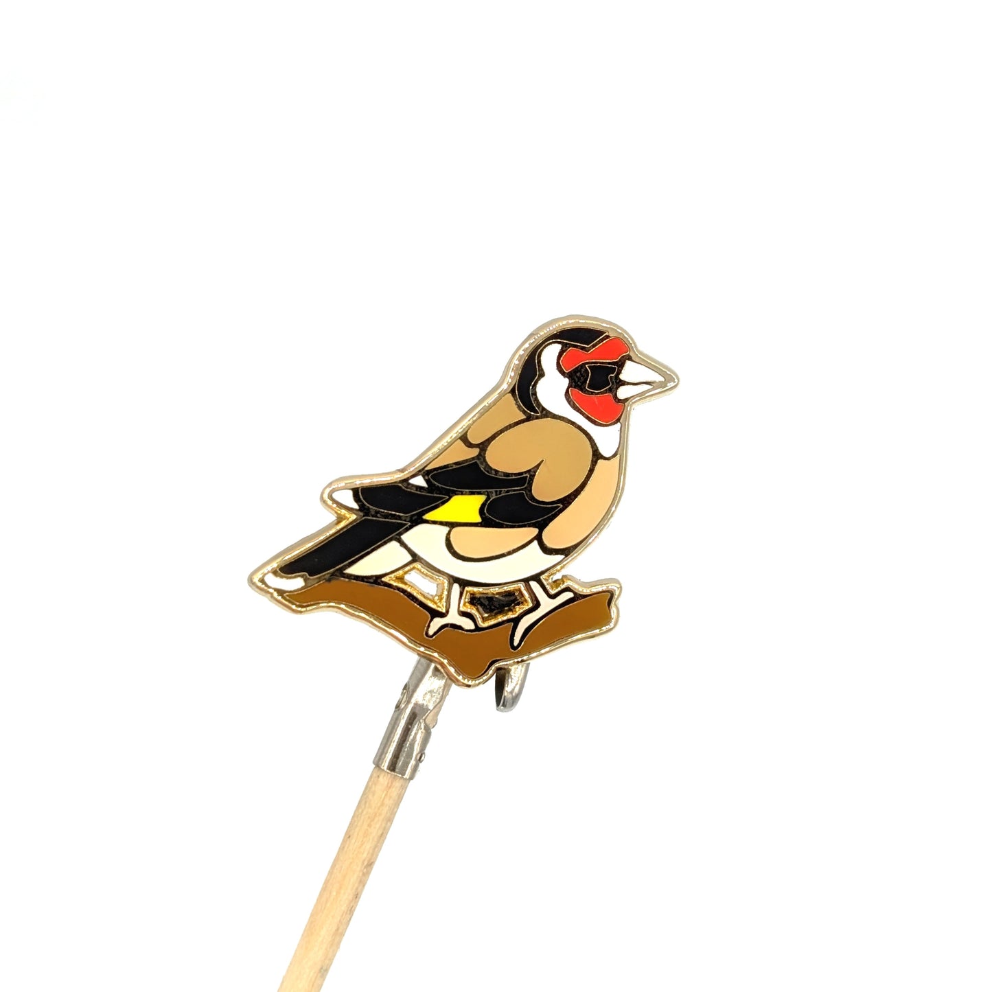 European Goldfinch Enamel Pin