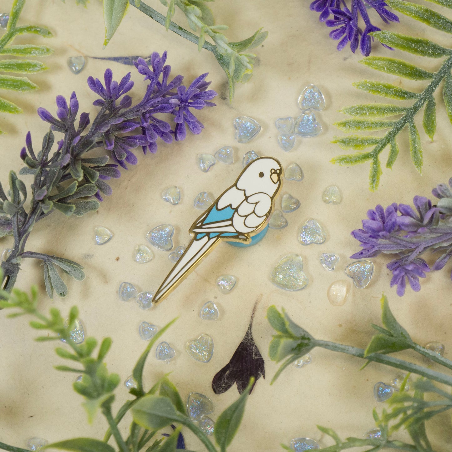 Budgie Enamel Pin v2