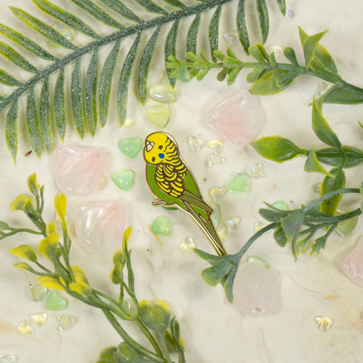 Budgie Enamel Pin v2