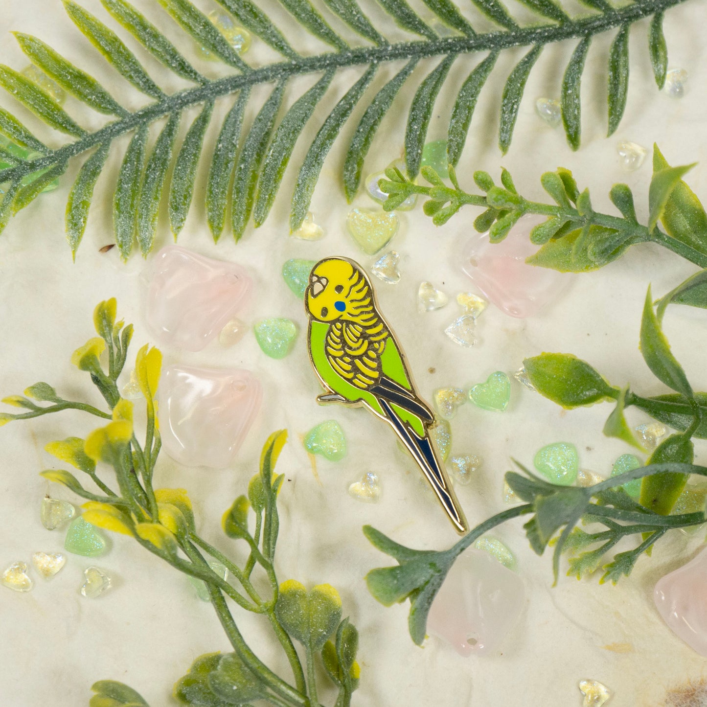 Budgie Enamel Pin v2