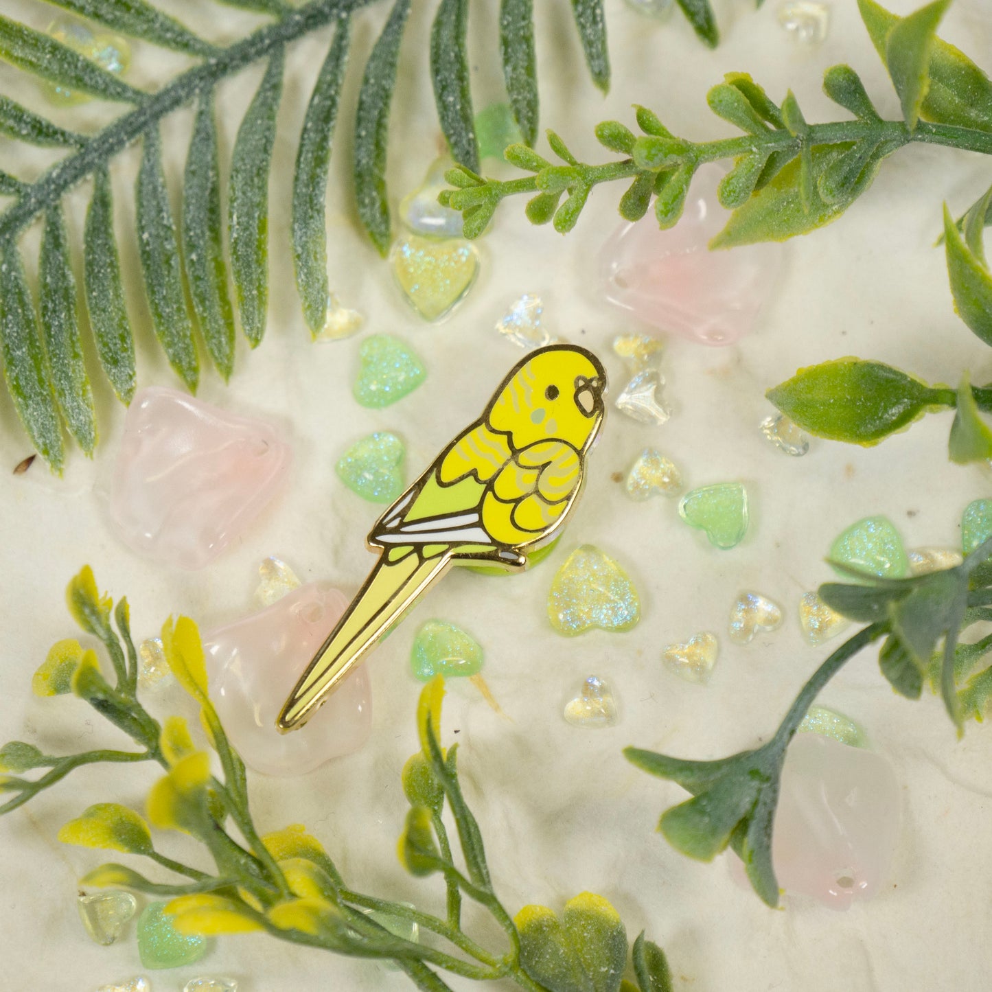 Budgie Enamel Pin v2