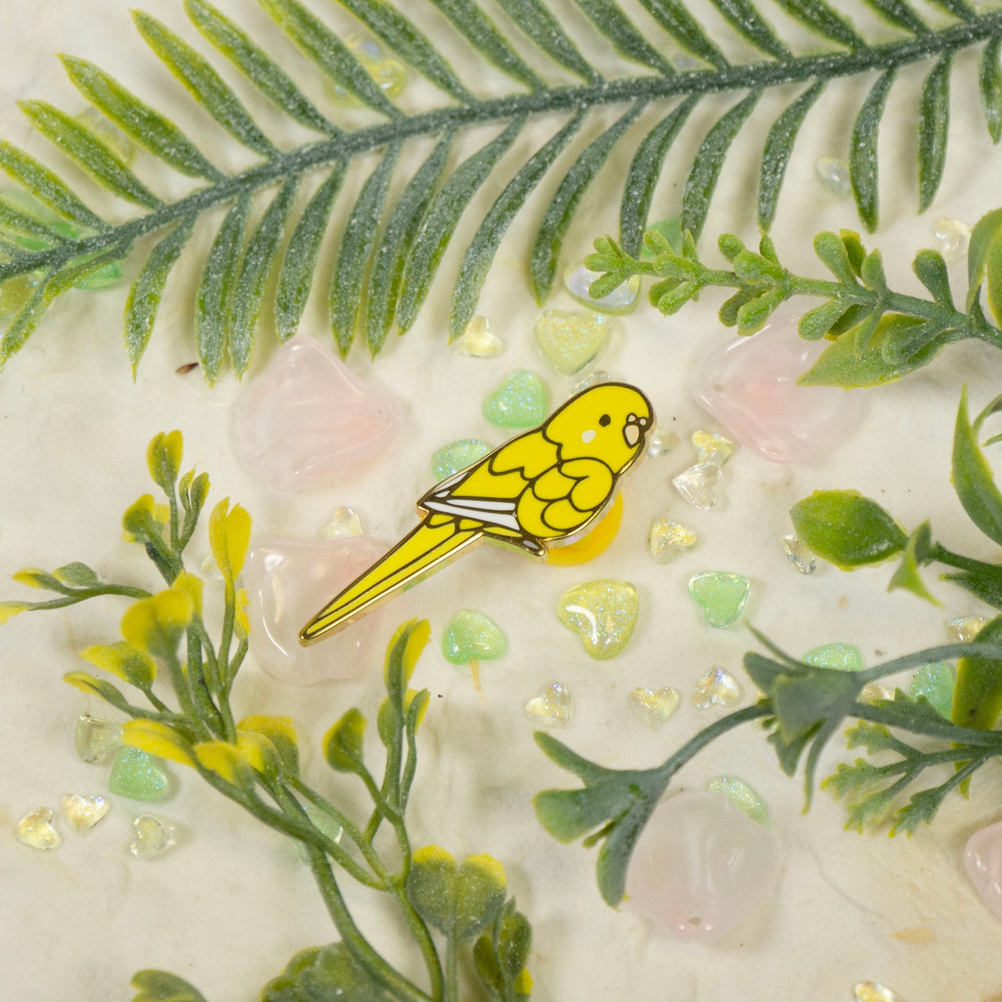 Budgie Enamel Pin v2