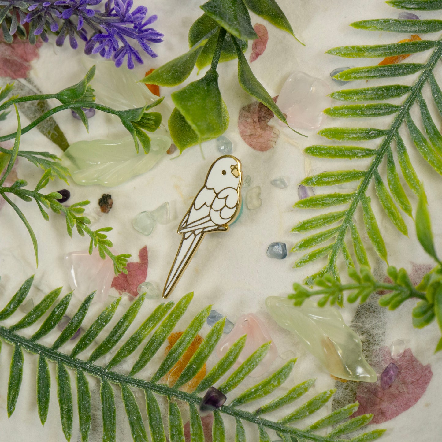 Budgie Enamel Pin v2