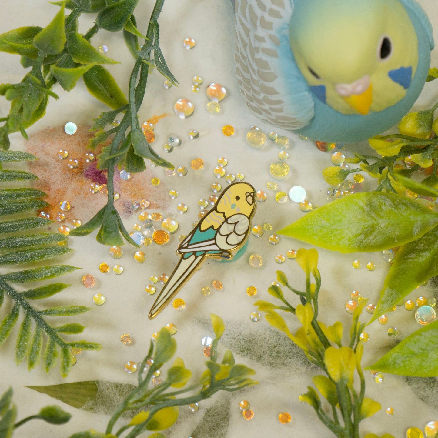 Budgie Enamel Pin v2