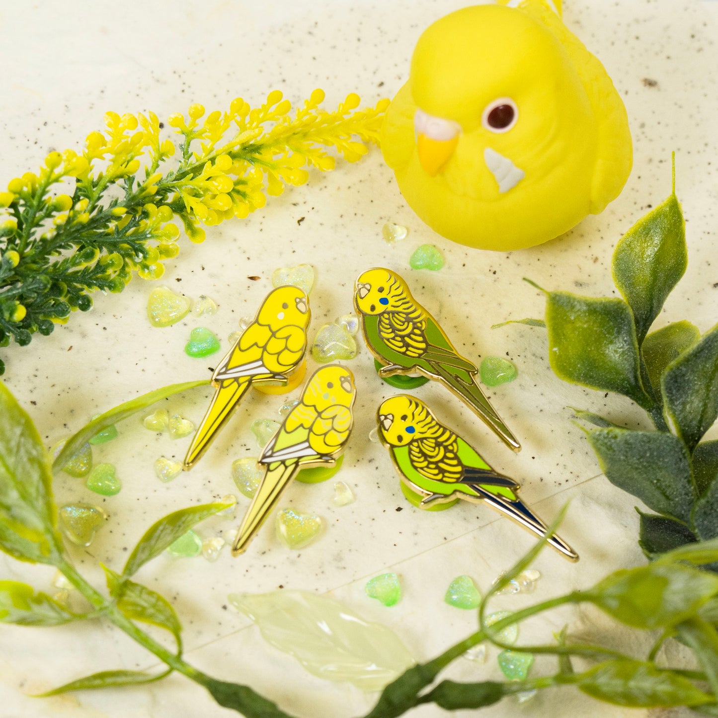 Budgie Enamel Pin v2