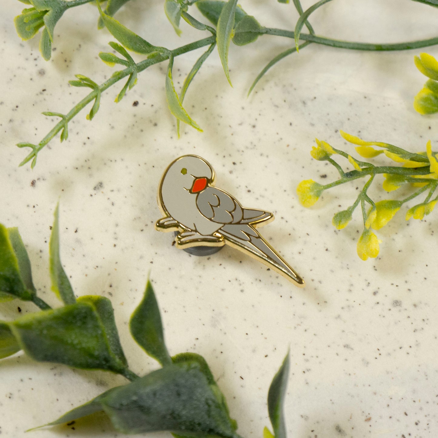 Ringneck Parrot Pin