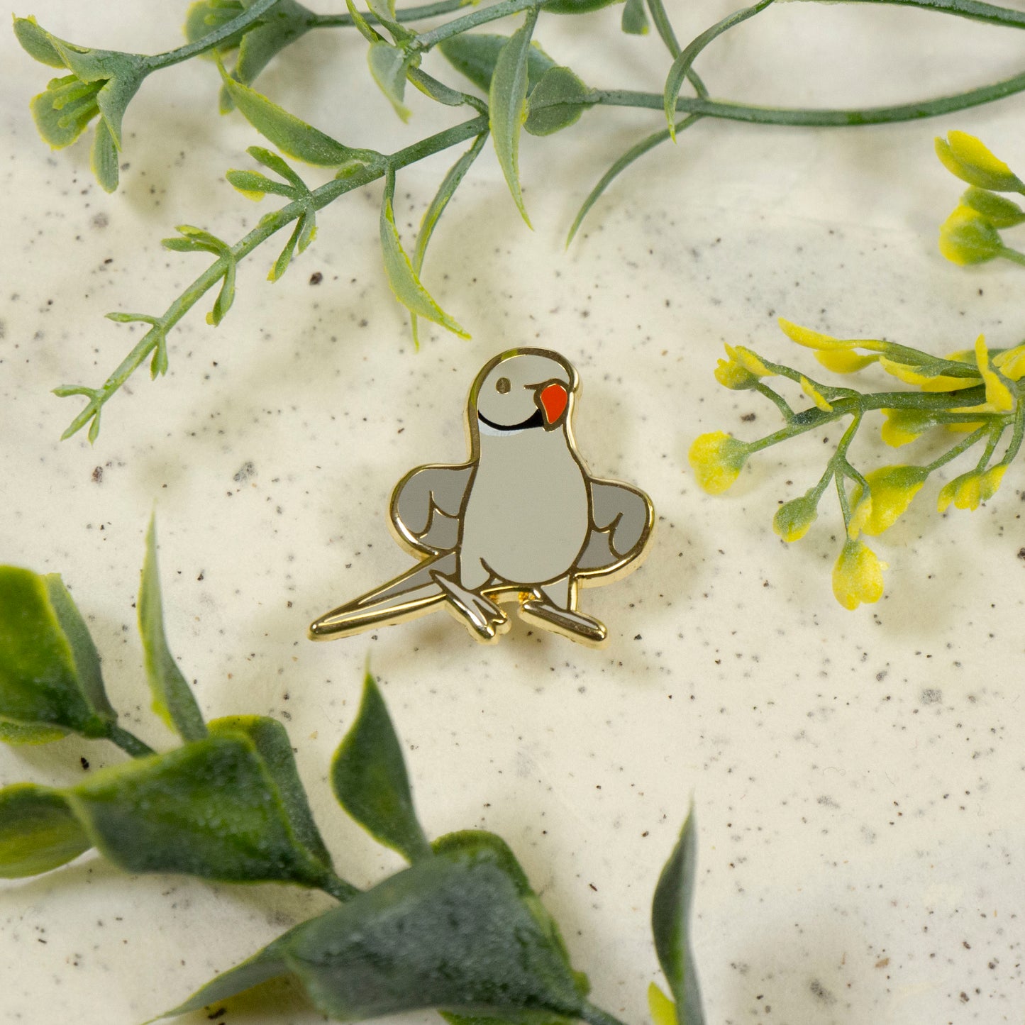Ringneck Parrot Pin