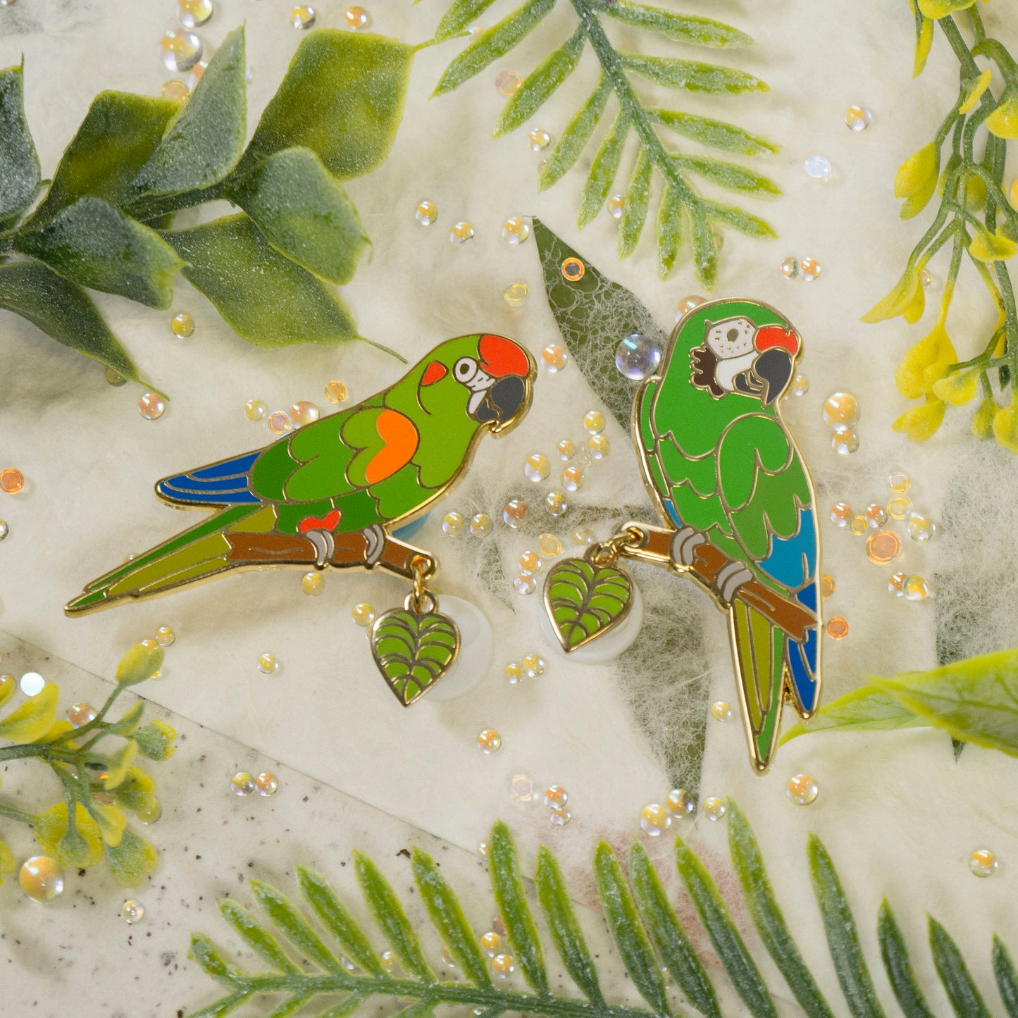 Military Macaw Pin