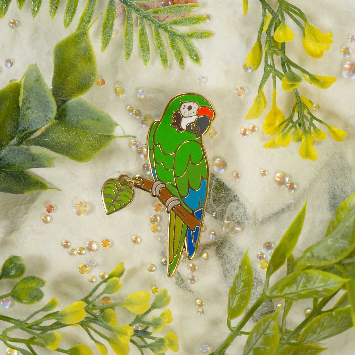 Military Macaw Pin