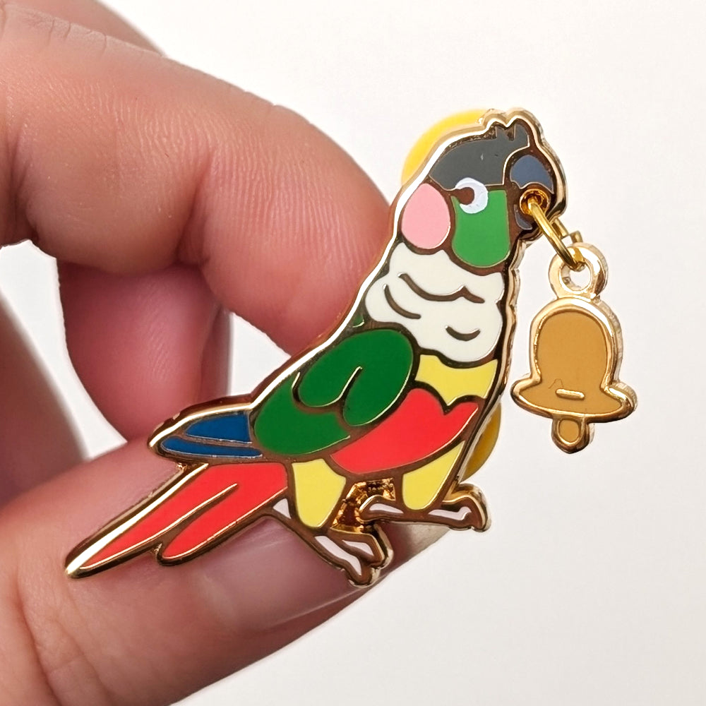 Bell Conure Pin
