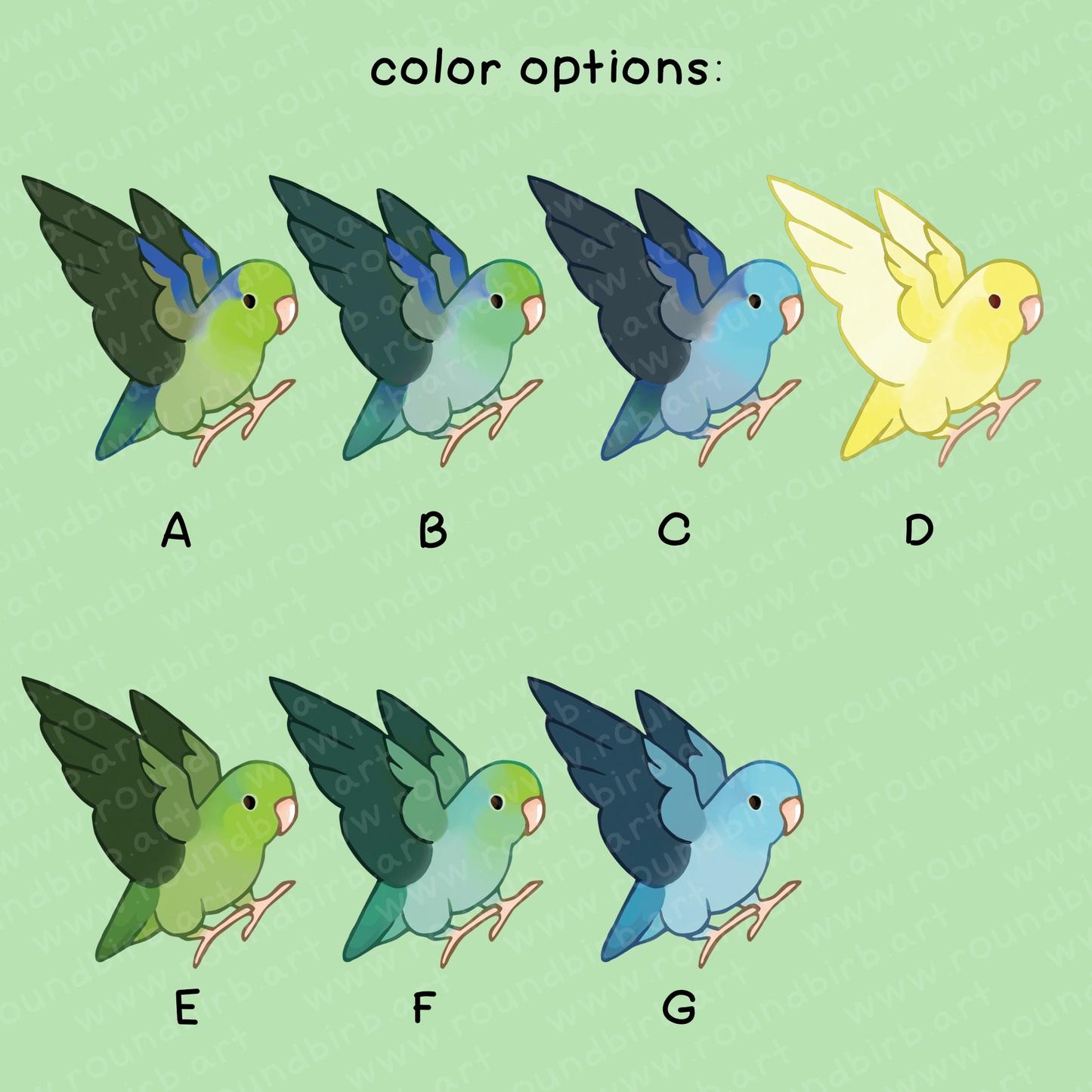 Parrotlet Acrylic Keychain