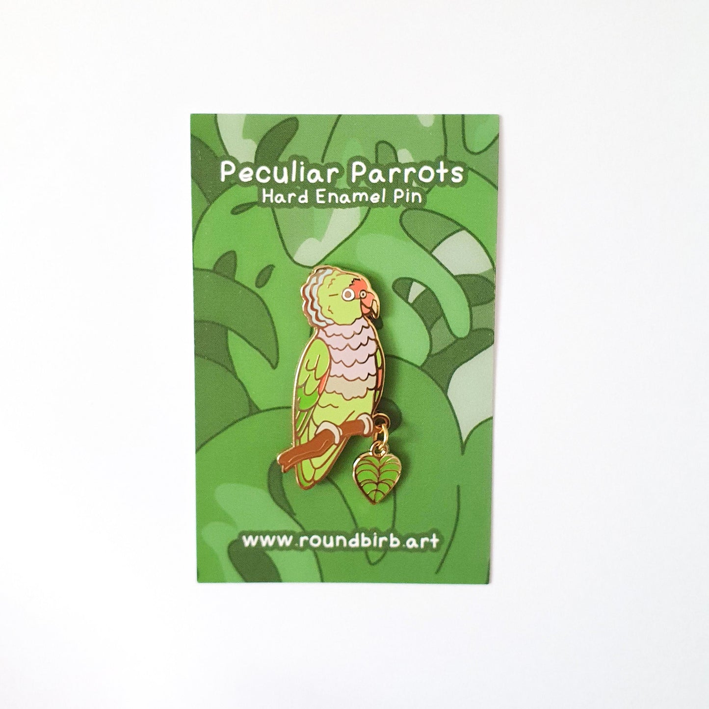 Vinaceous Amazon Parrot Pin