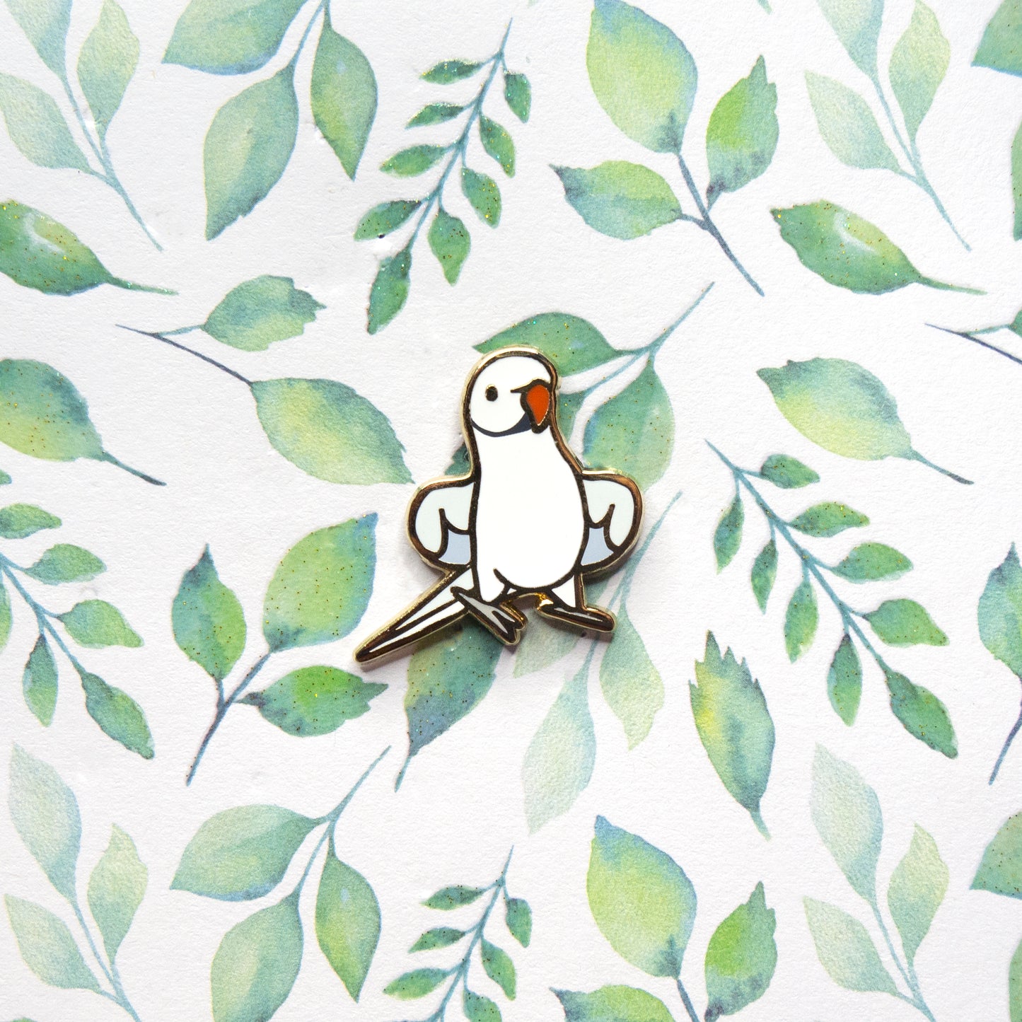 Ringneck Parrot Pin