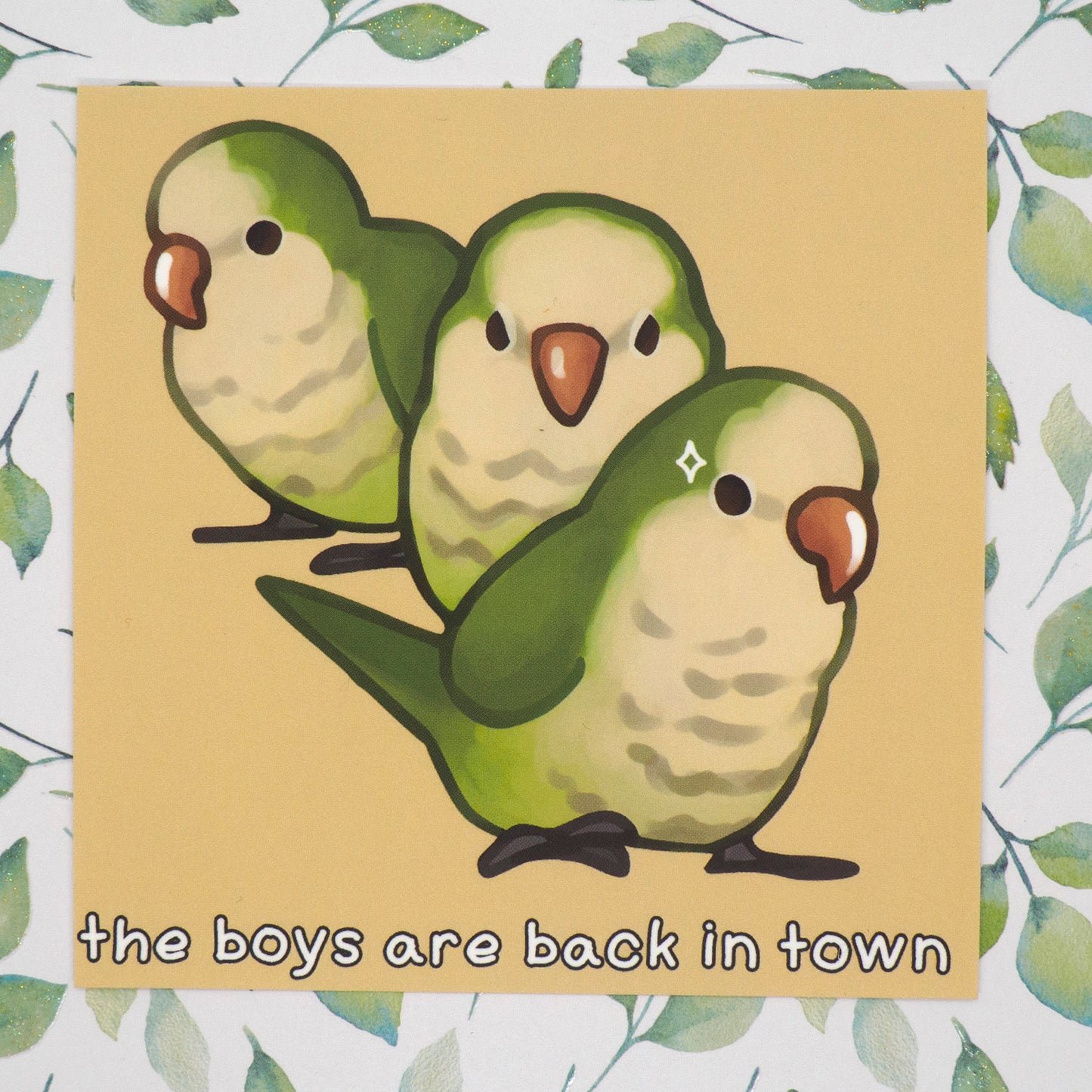 "The boys are back in town" Mini Print