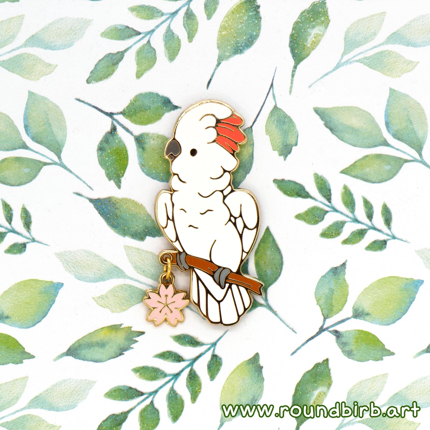 Moluccan Cockatoo Pin