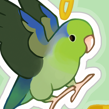 Parrotlet Acrylic Keychain
