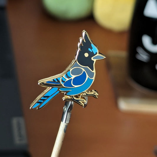 Steller's Jay Enamel Pin