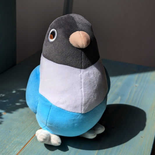 [pre-order] Blue the Blue Masked Lovebird Plushie