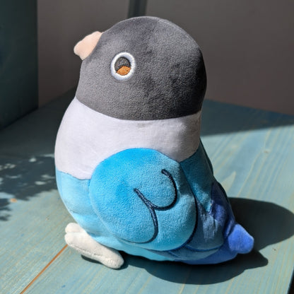 [pre-order] Blue the Blue Masked Lovebird Plushie