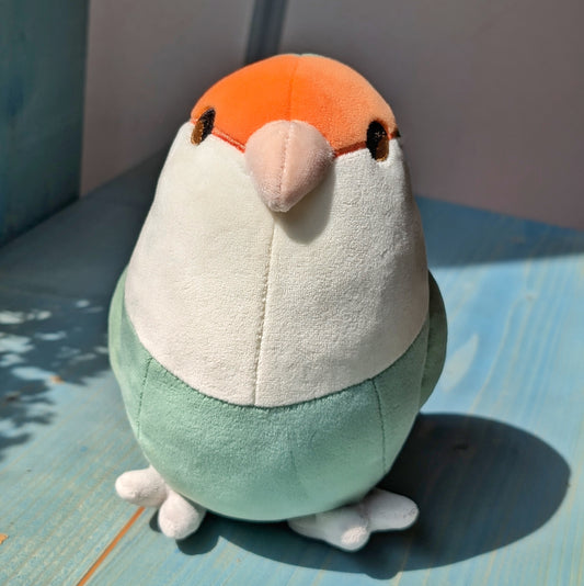 [pre-order] Peachy the Dutch Blue Lovebird Plushie