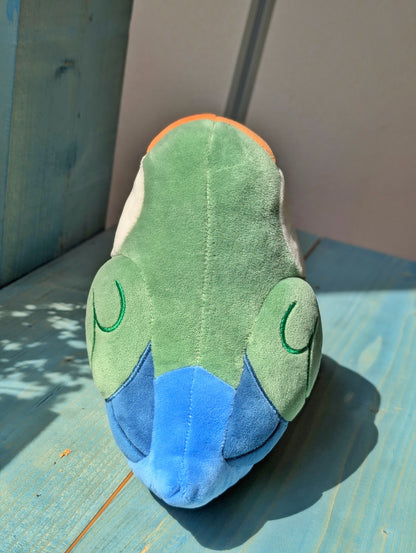 [pre-order] Peachy the Dutch Blue Lovebird Plushie