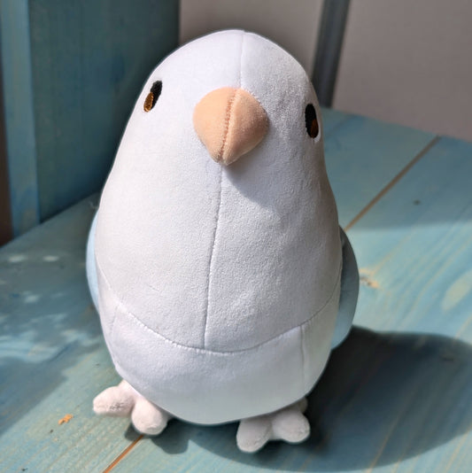 [pre-order] Ramune the Pastel Blue Lovebird Plushie