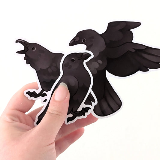 Crow Vinyl Stickers