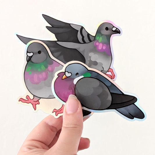 Pigeon Vinyl Stickers