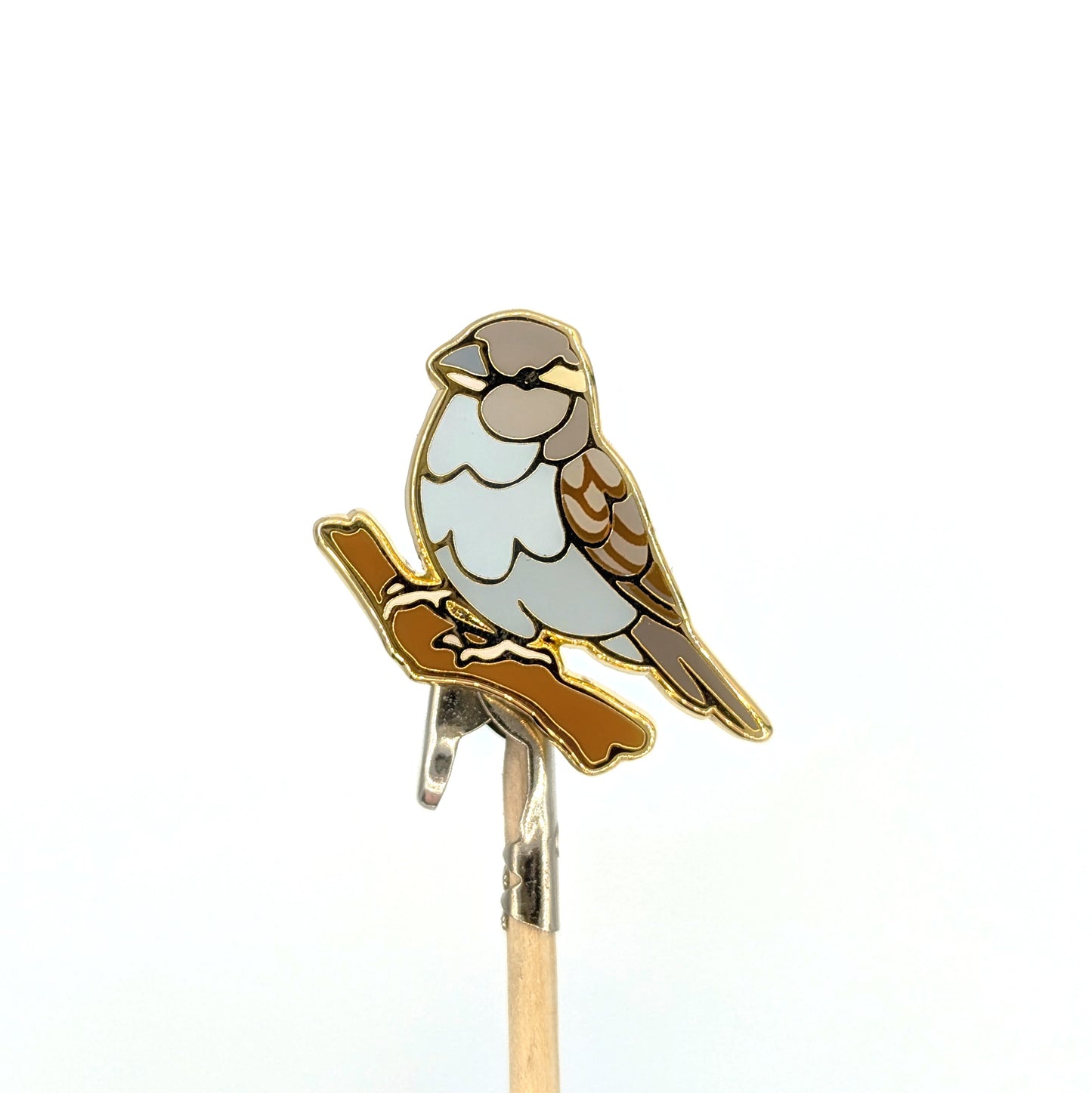 House Sparrow Enamel Pin