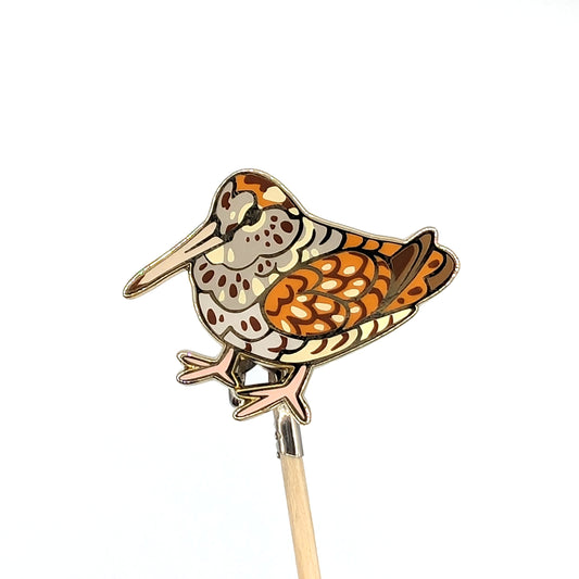 Eurasian Woodcock Enamel Pin