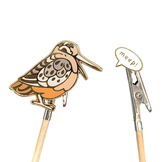 Meep Enamel Pin