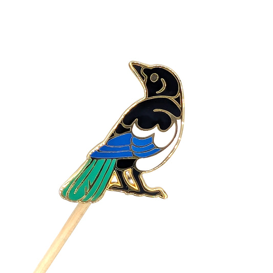 Magpie Enamel Pin v2