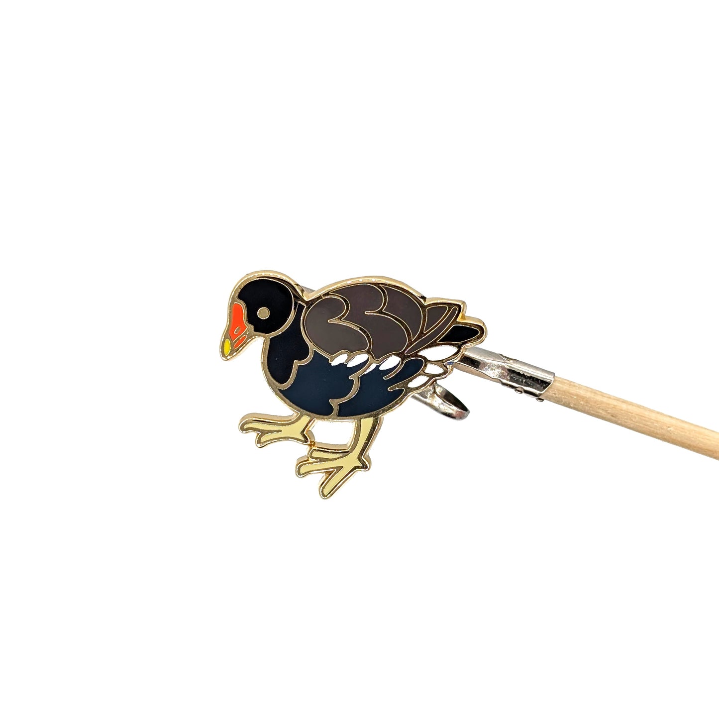 Moorhen Enamel Pin