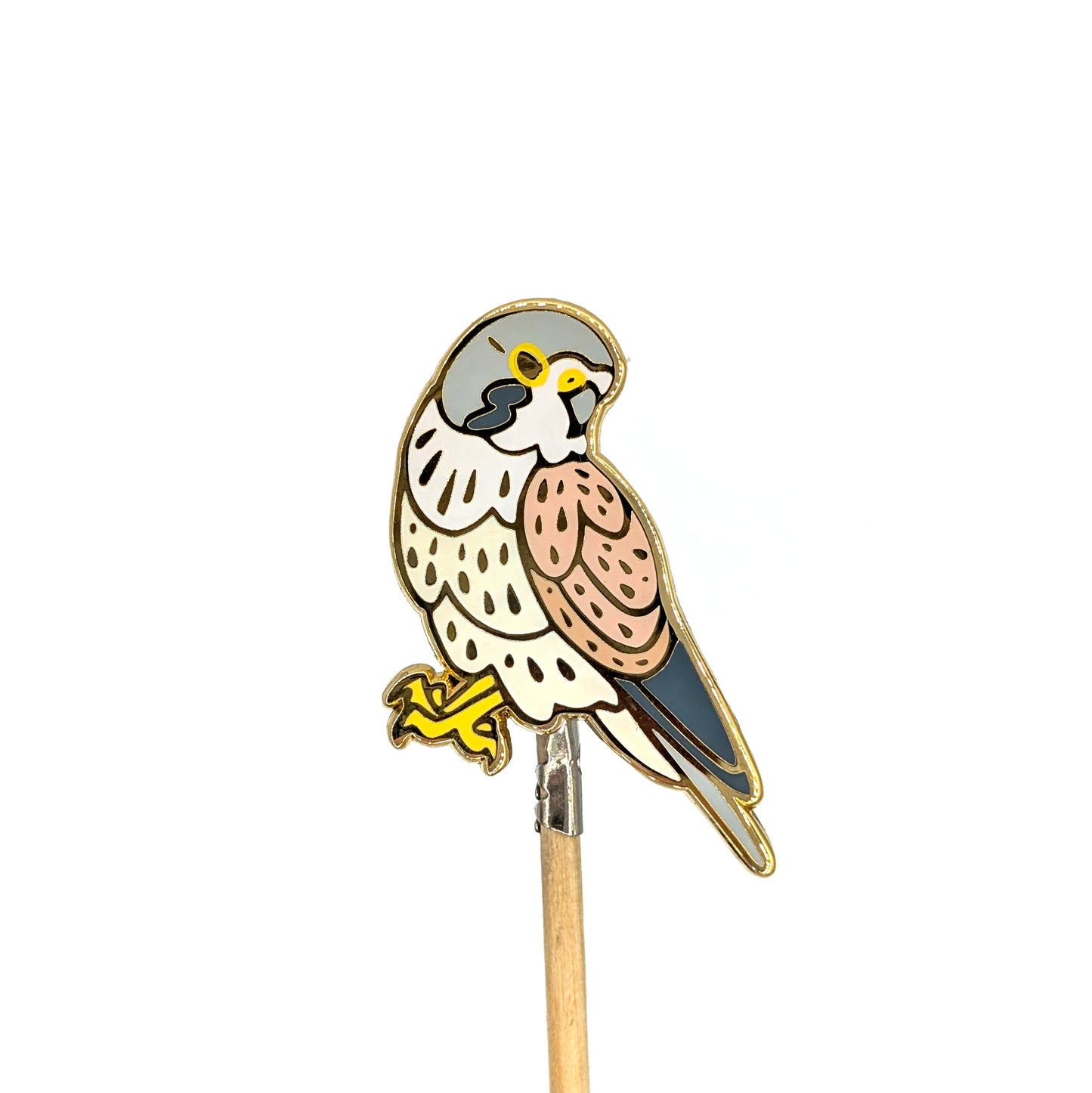 Common Kestrel Enamel Pin