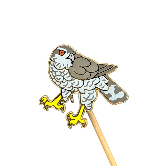 Goshawk Enamel Pin