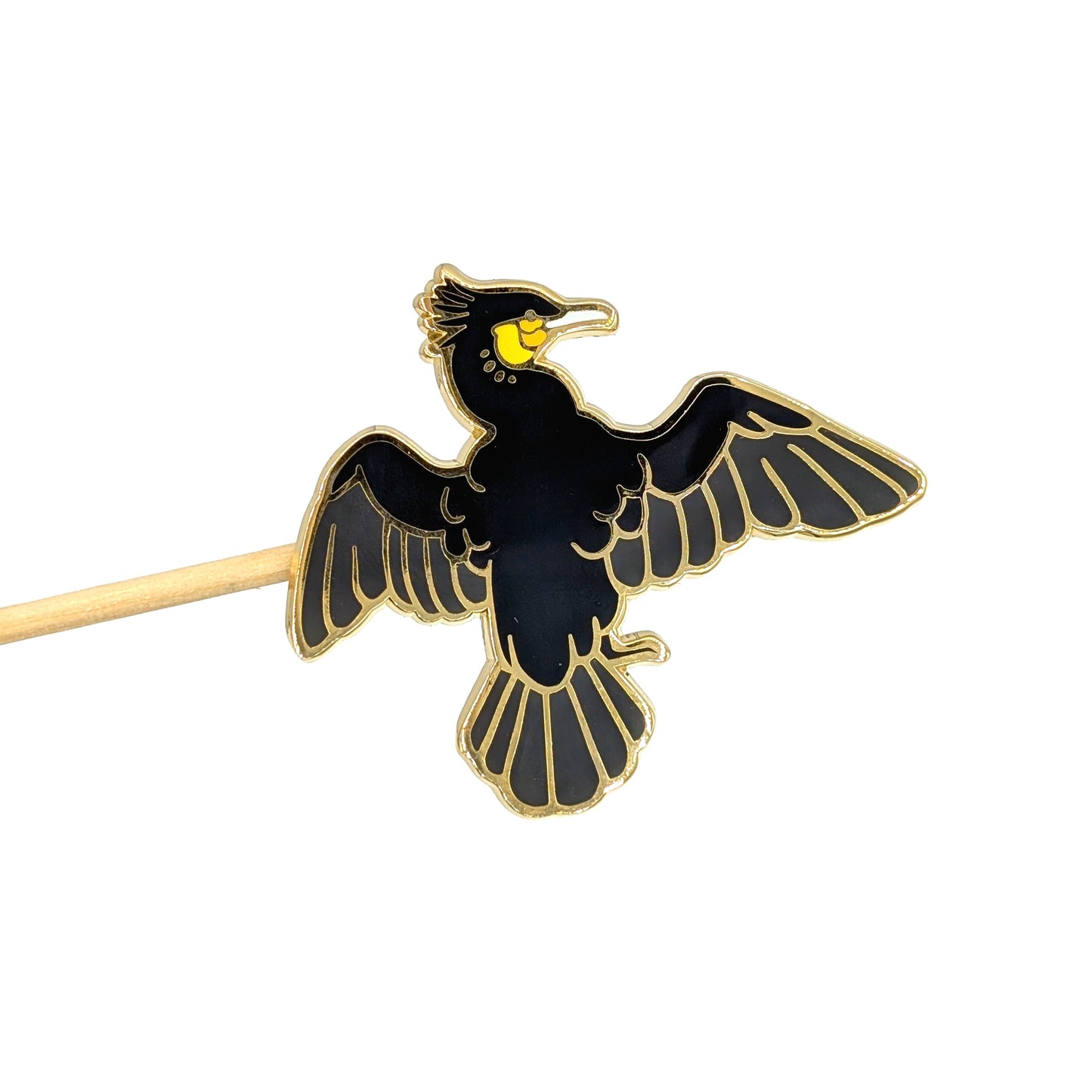 Cormorant Enamel Pin