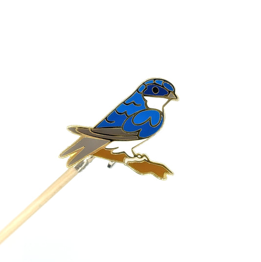 House Martin Enamel Pin