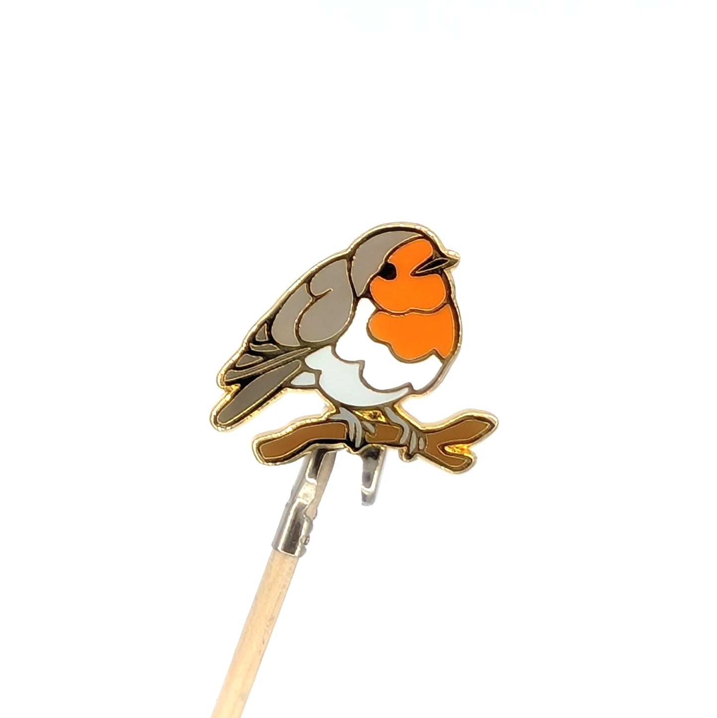 European Robin Enamel Pin