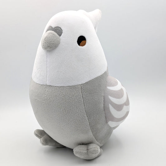 CrissCross the White-masked Pearl Cockatiel Plushie