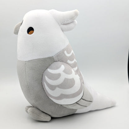 CrissCross the White-masked Pearl Cockatiel Plushie