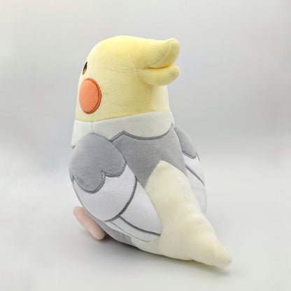 Marshmallow the Pied Cockatiel Plushie
