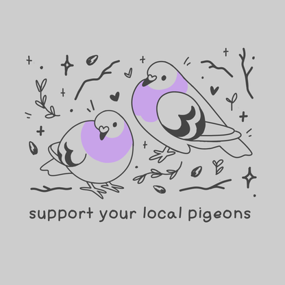 [pre-order] Support Your Local Pigeons T-Shirt