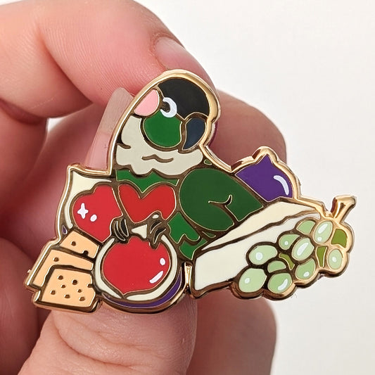 Charcuterie Conure Pin