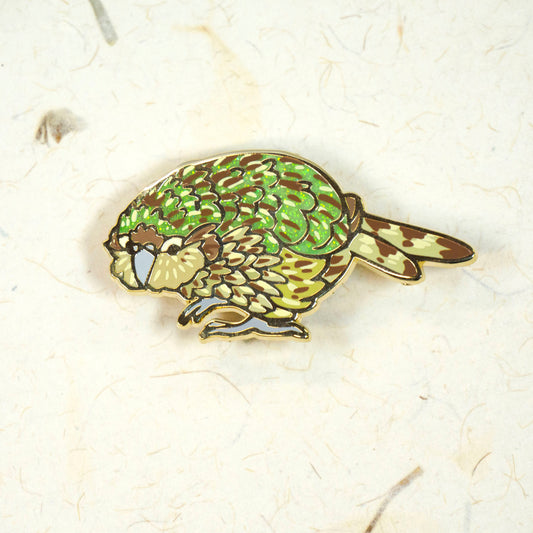 Kakapo Enamel Pin