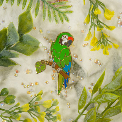 Military Macaw Pin