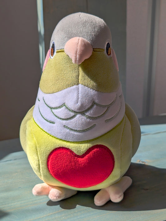 Pistache the Pineapple Conure Plushie