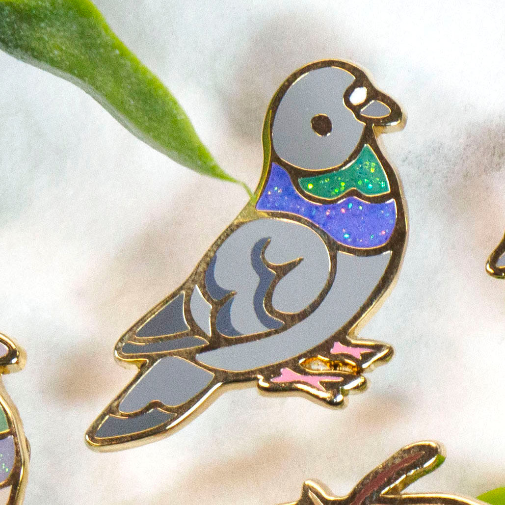 Rock Pigeon Enamel Pin