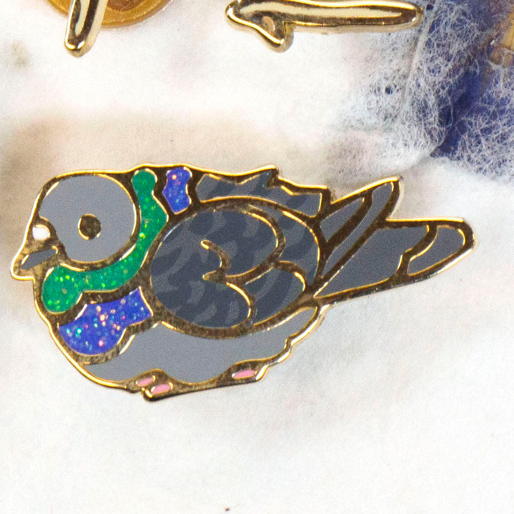 Rock Pigeon Enamel Pin