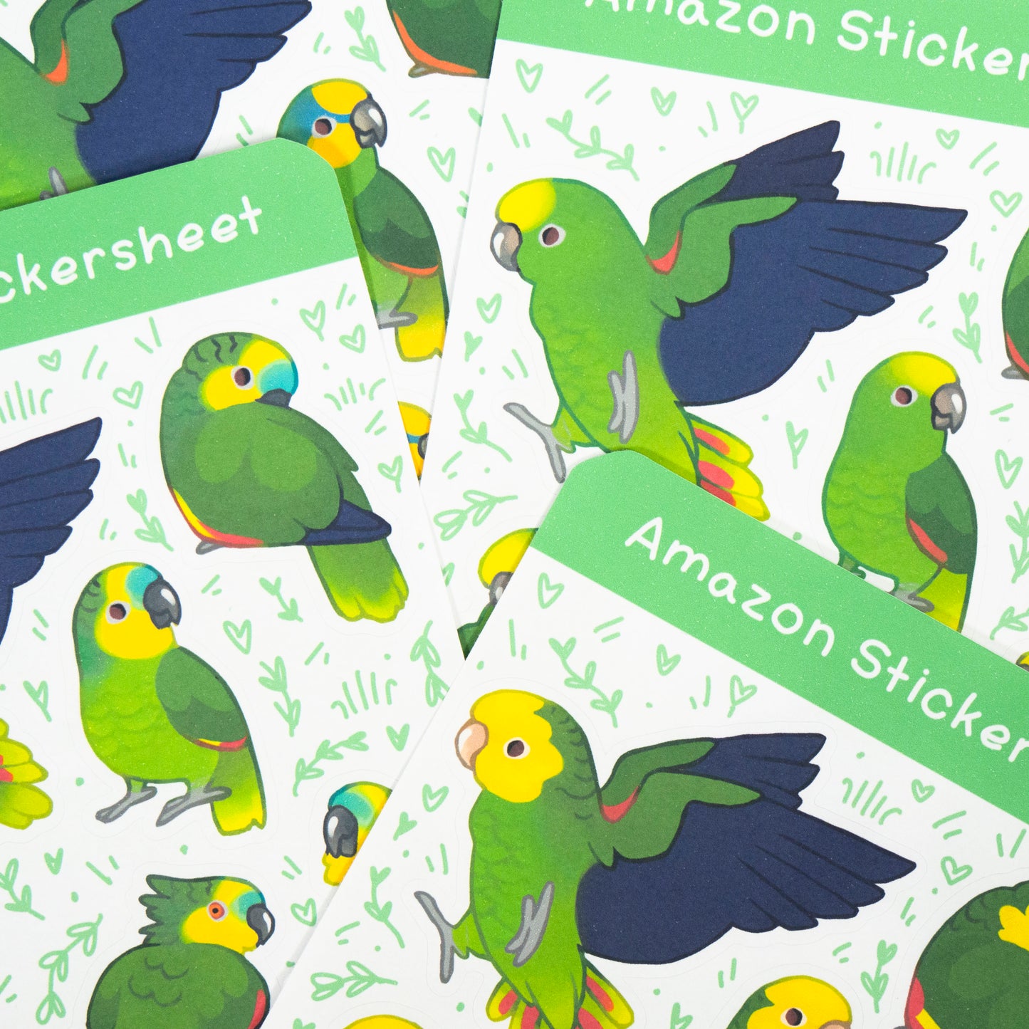 Amazon Parrot Stickersheet